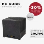 image d'une offre promotionnel sur les PC KUBB a -30%