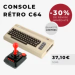 image d'une offre promotionnel sur les console rétro C64 a -30%