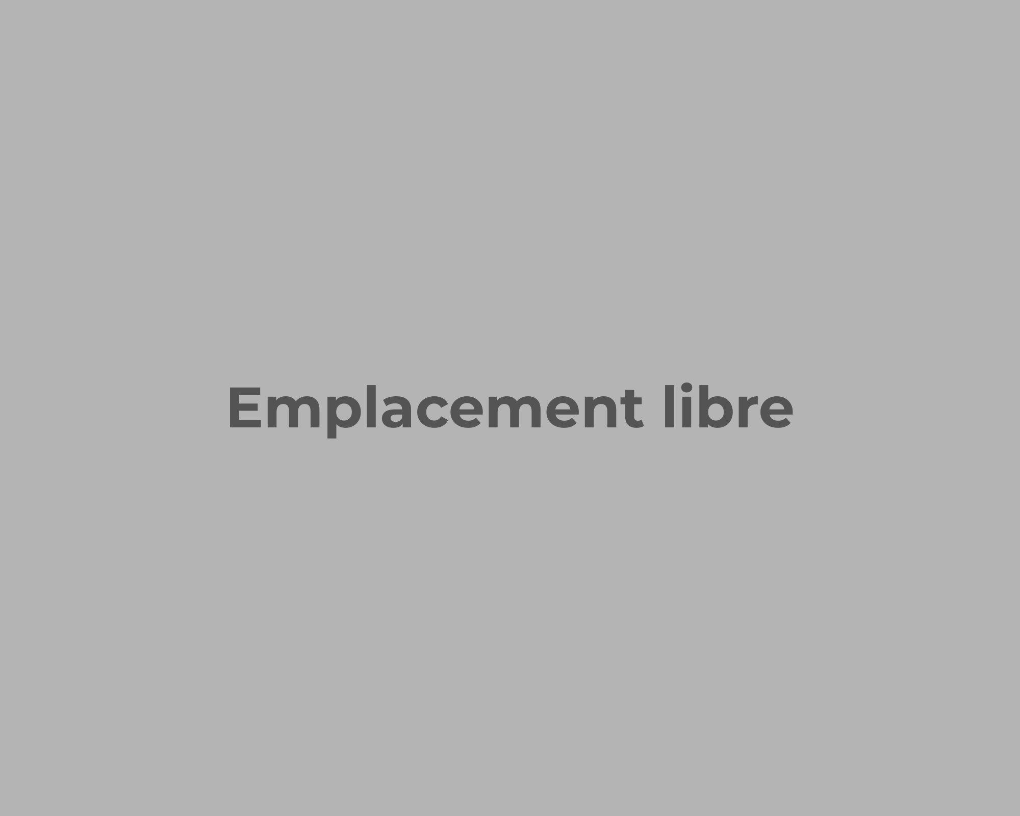 Emplacement libre Grand
